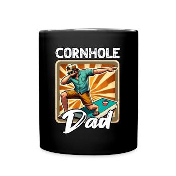 Papa Cornhole - Mug uni - noir - Devant