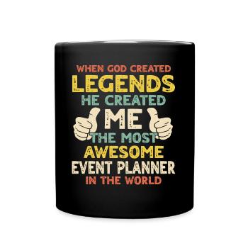 Event Planner - Full Colour Mug - black - Front