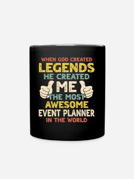 Event Planner - Full Colour Mug - black