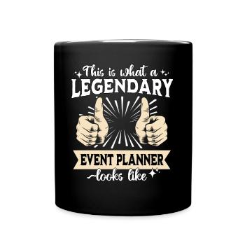 Legendary Event Planner - Full Colour Mug - black - Front
