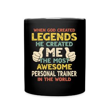 Personal Trainer - Full Colour Mug - black - Front