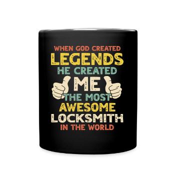 Locksmith - Full Colour Mug - black - Front