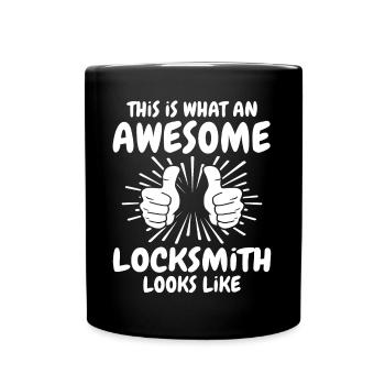 Locksmith - Full Colour Mug - black - Front