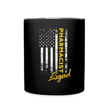 Pharmazeut Legende - Tasse einfarbig - Schwarz - Vorne