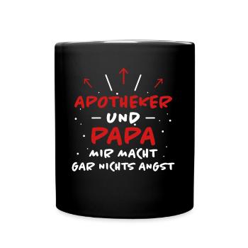 Apotheker Spruch Beruf Lustiges Apotheker Geschenk - Tasse einfarbig - Schwarz - Vorne