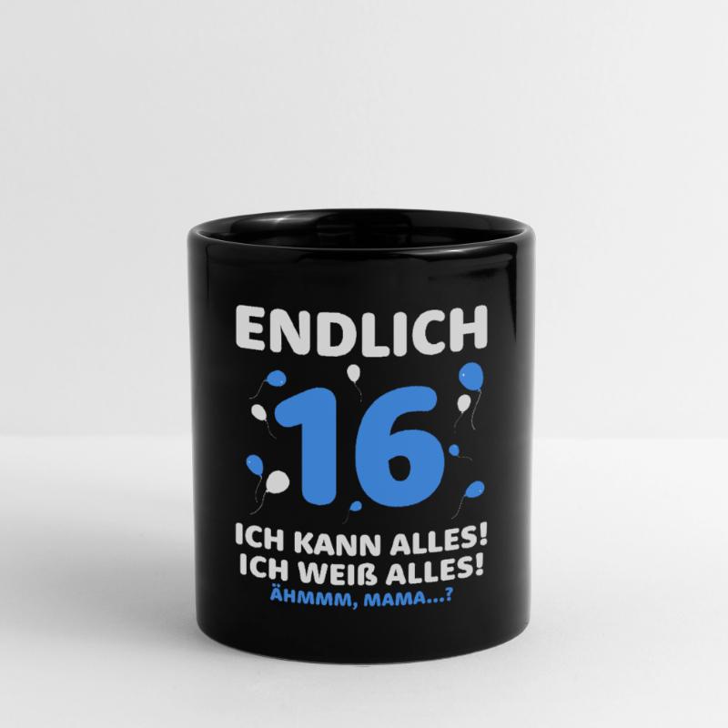 Finally 16 I can do it all, I know everything Full Colour Mug