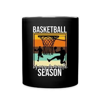 Drôle de dicton de basket-ball - Mug uni - noir - Devant