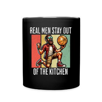 Drôle de dicton de basket-ball - Mug uni - noir - Devant