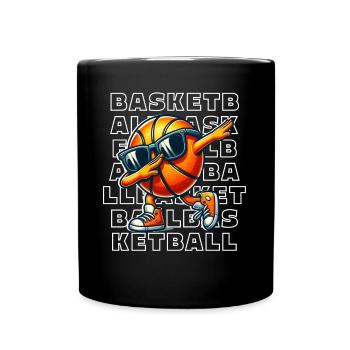 Basketball - Full Colour Mug - black - Front