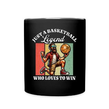 Joueurs de basket-ball américains - Mug uni - noir - Devant