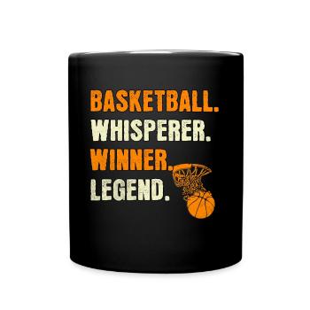 Basketball Whisperer Basketball Legend - Full Colour Mug - black - Front