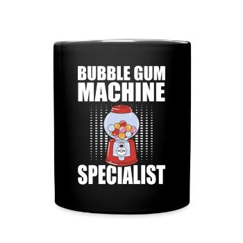 Spécialiste de la machine à chewing-gum - Mug uni - noir - Devant