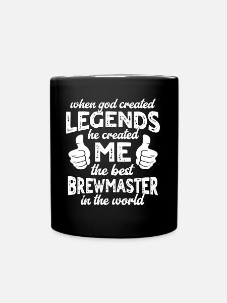 Bester Braumeister Legende - Tasse einfarbig - Schwarz