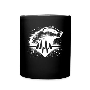 Honey Badger Cardio - Mug uni - noir - Devant