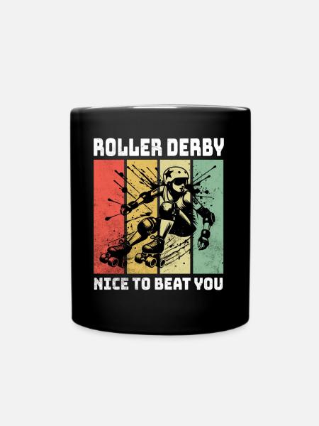 Dictons sur le roller derby - Mug uni - noir