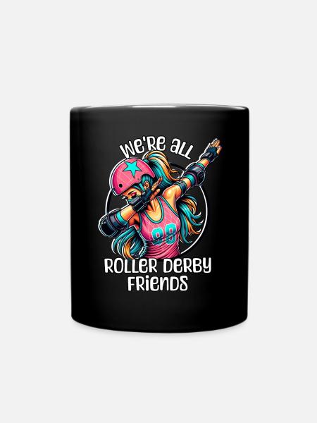 Dictons sur le roller derby - Mug uni - noir