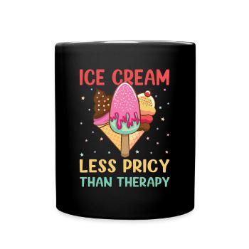 Moins cher que le sucettes glacées dessert Therapy Gelato - Mug uni - noir - Devant