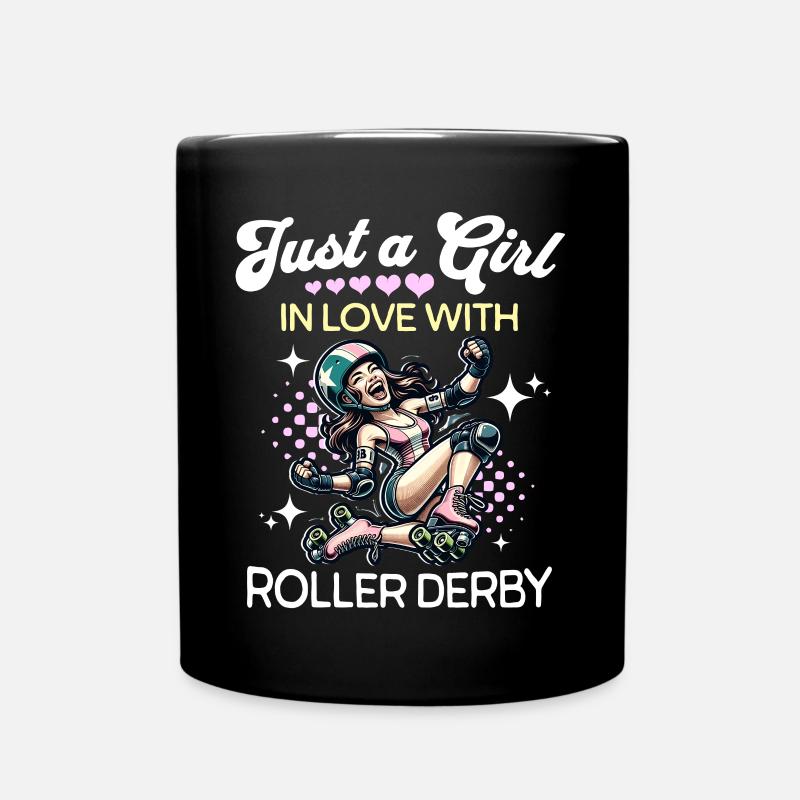 Roller Derby Filles - Mug uni - noir