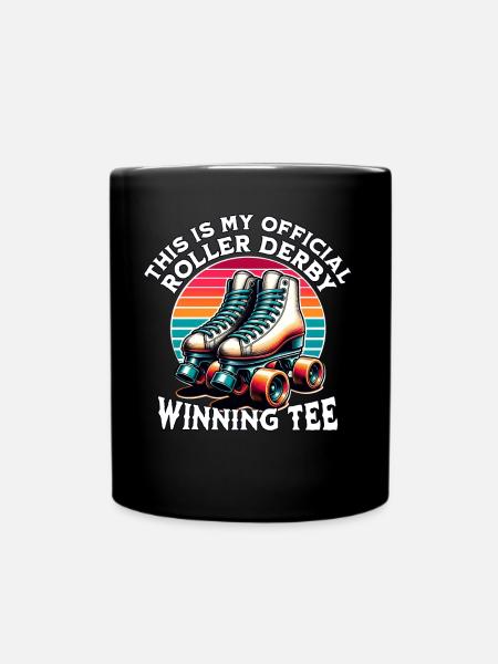 Joueur de roller derby - Mug uni - noir