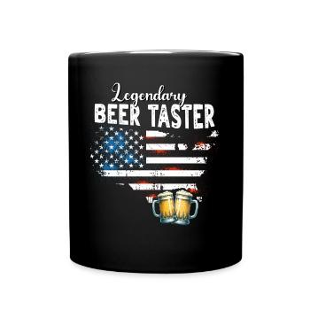 Beer tester - Full Colour Mug - black - Front