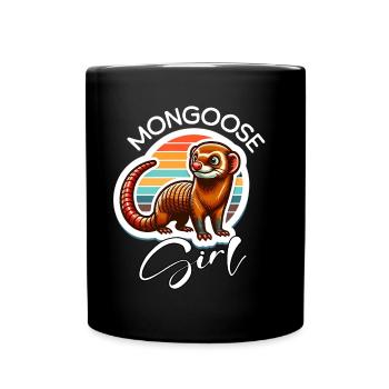 Mongooses Girl - Full Colour Mug - black - Front