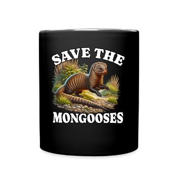 Save Meerkat - Full Colour Mug - black - Front