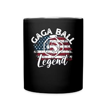 Gaga Ball Sayings - Full Colour Mug - black - Front