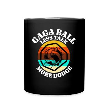 Gaga Ball Sayings - Full Colour Mug - black - Front