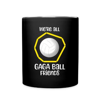 Gaga Ball Sayings - Full Colour Mug - black - Front