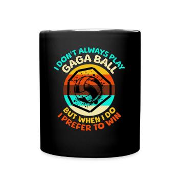 Gaga Ball Sayings - Full Colour Mug - black - Front