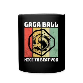 Gaga Ball Sayings - Full Colour Mug - black - Front