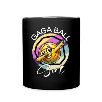 Gaga Ball Girl - Full Colour Mug - black - Front