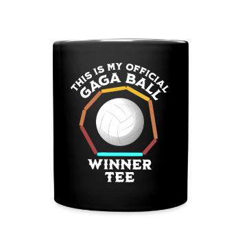 Gaga Ball Player - Full Colour Mug - black - Front