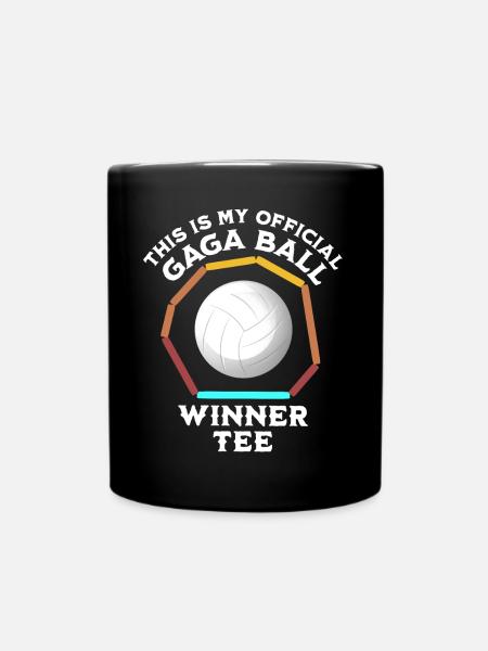 Gaga Ball Spieler - Tasse einfarbig - Schwarz