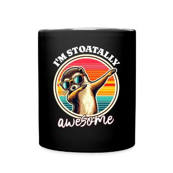Funny Ermine Sayings - Full Colour Mug - black - Front