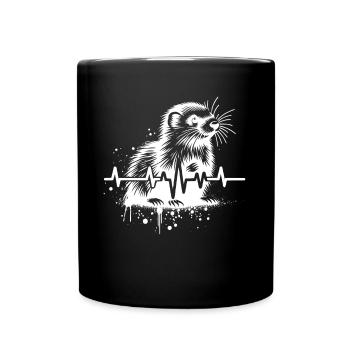 Ermine Cardio - Full Colour Mug - black - Front