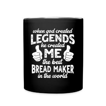 Meilleure légende de la machine à pain - Mug uni - noir - Devant
