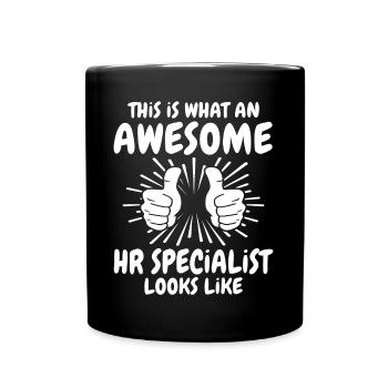 HR Specialist - Full Colour Mug - black - Front