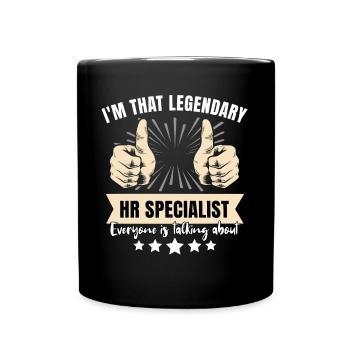 Spécialiste légendaire des ressources humaines - Mug uni - noir - Devant