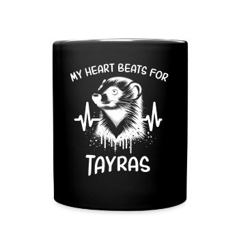 ECG Marten Heart Line - Mug uni - noir - Devant