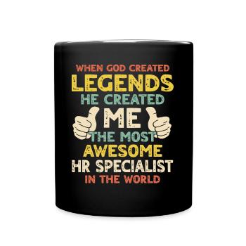 HR Specialist - Full Colour Mug - black - Front