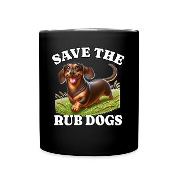 Teckel Sauver Dackel - Mug uni - noir - Devant