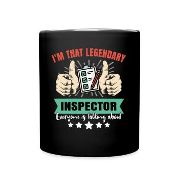 Legendary Inspector - Full Colour Mug - black - Front
