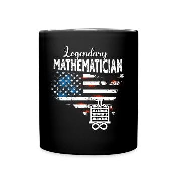 Mathematician - Full Colour Mug - black - Front