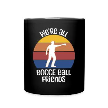 Dictons de boules de pétanque - Mug uni - noir - Devant
