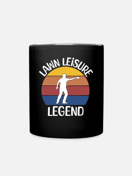 Bocce Ball Spieler - Tasse einfarbig - Schwarz