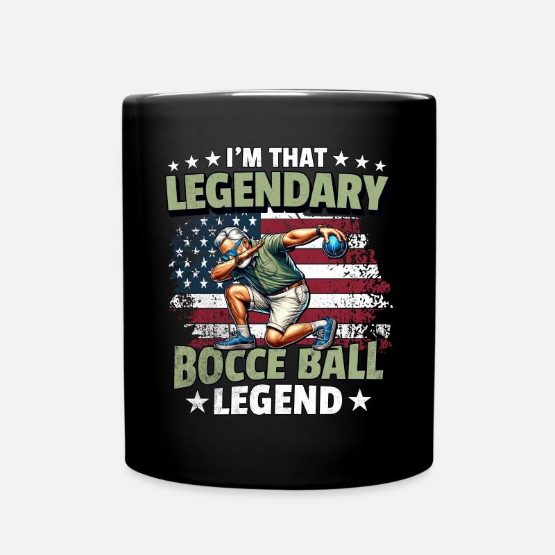 Légende de la pétanque - Mug uni - noir