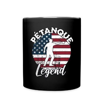 Dictons de pétanque - Mug uni - noir - Devant