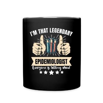 Épidémiologiste légendaire - Mug uni - noir - Devant