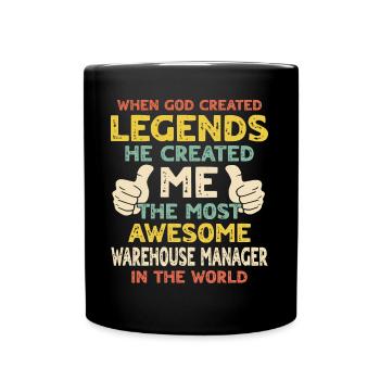 Responsable d’entrepôt - Mug uni - noir - Devant